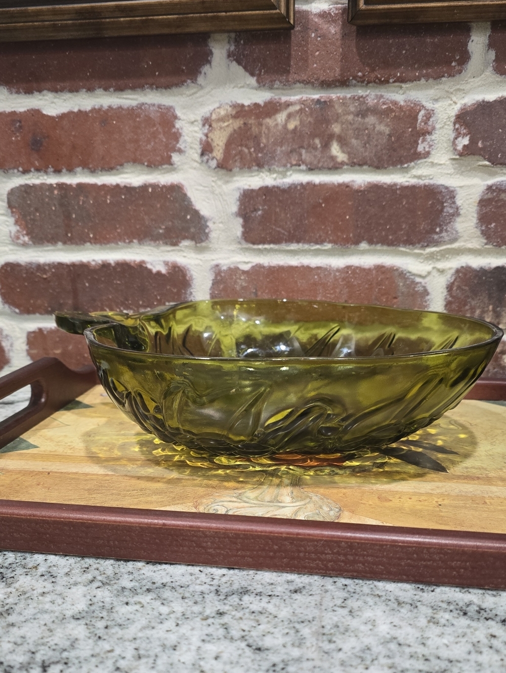 Indiana Glass Vintage Grape Bowl